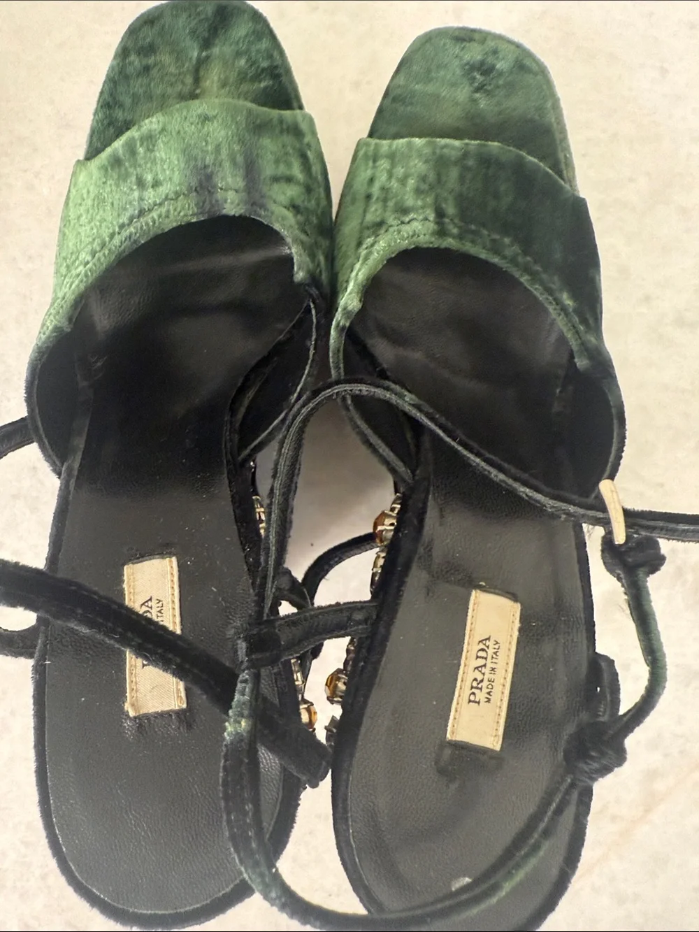 Prada luxurious green